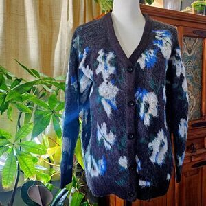 Anthropologie Hazel Wool Blend Button up Cardigan Women's Size M